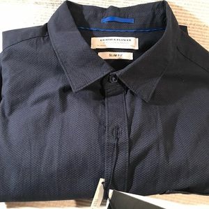 Denim & Flower Slim Fit short sleeved shirt - New with tags